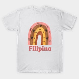 Pinay Filipina Rainbow T-Shirt